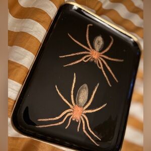 🔥Halloween Spider Tray - Black and Gold
